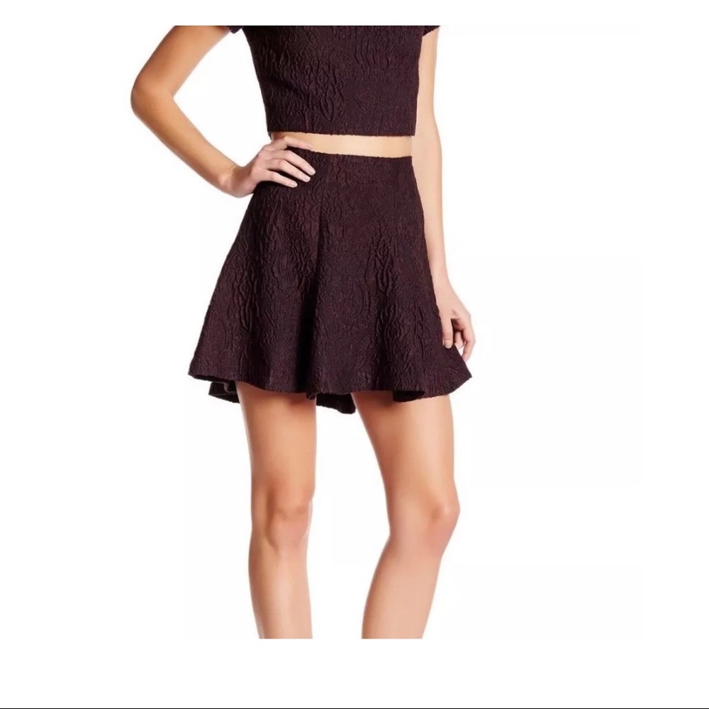 🆕Alice and Olivia Sibel High Low Fit Flare Skirt